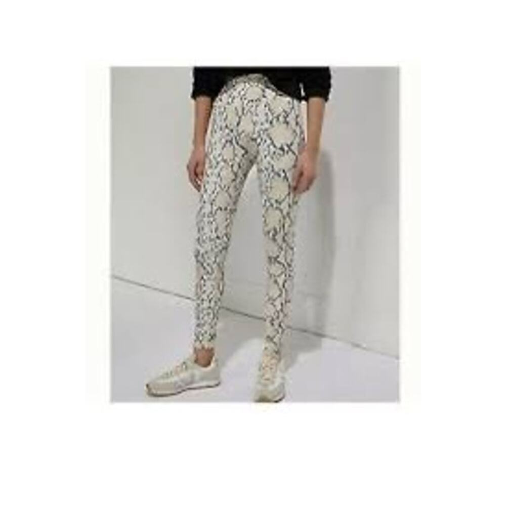 Anthropologie ALLFENIX Snakeskin Womens Leggings Sm